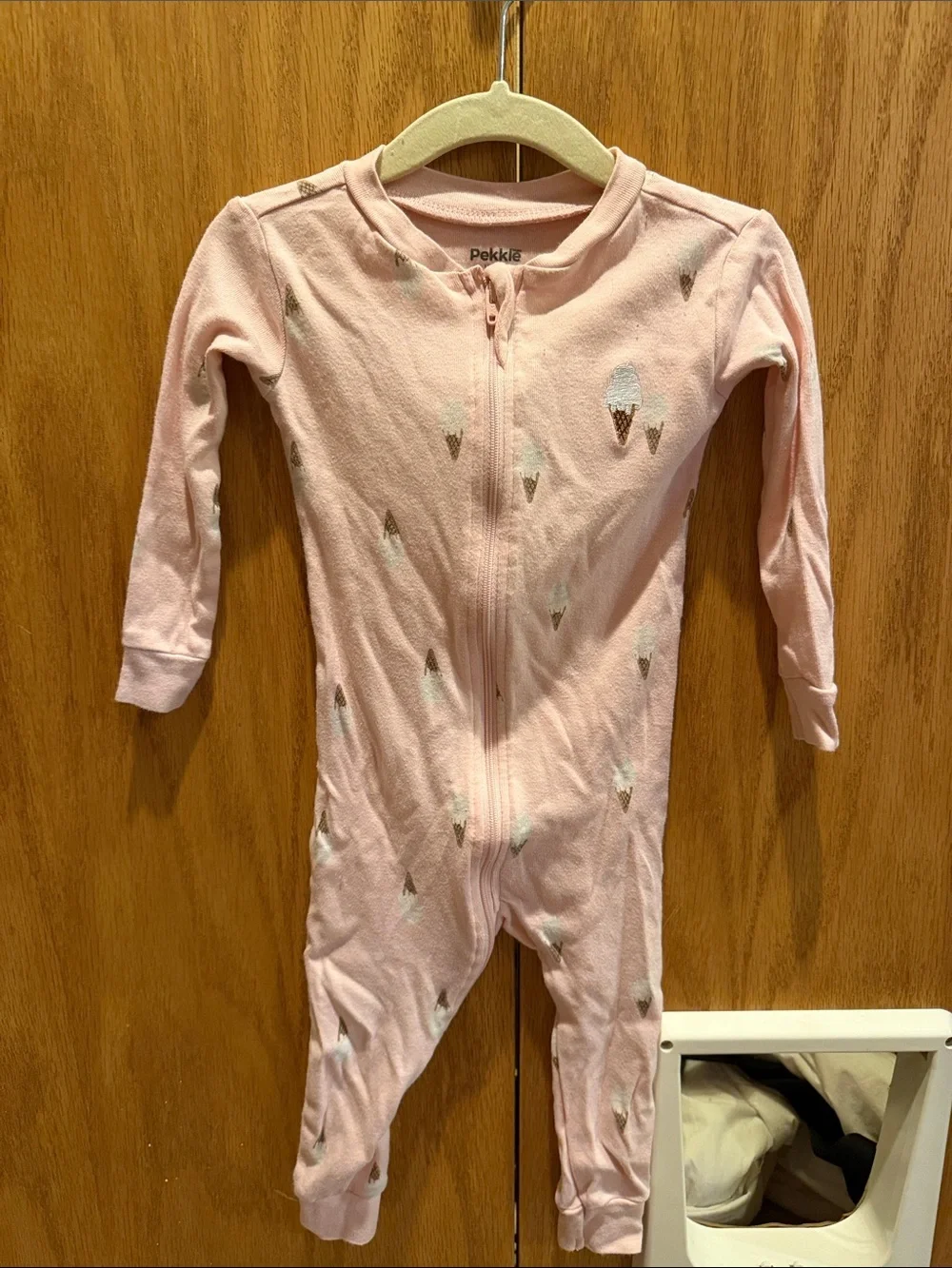 Pink Ice Cream Print Kids sleeper